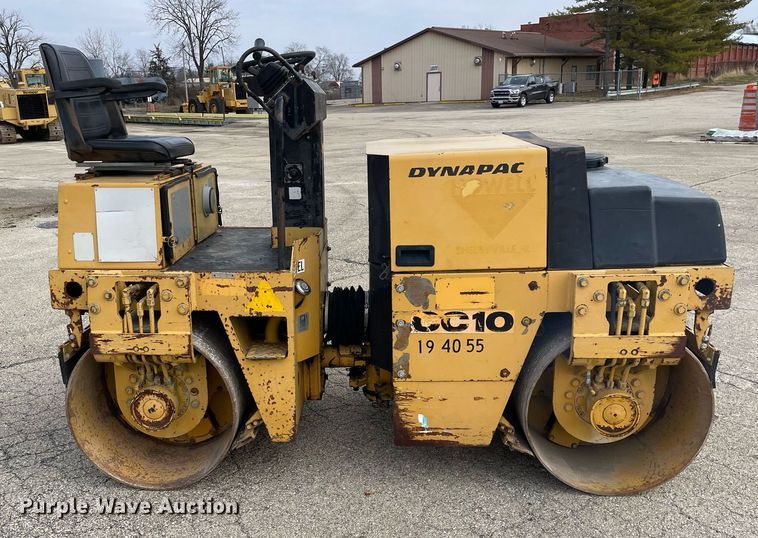 image for item DP0252 Dynapac CC10  double drum vibratory roller