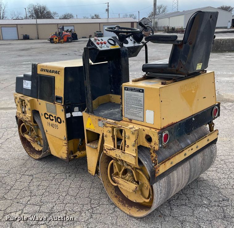 image for item DP0252 Dynapac CC10  double drum vibratory roller