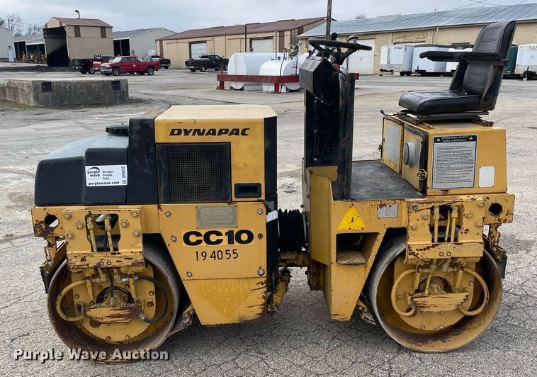 image for item DP0252 Dynapac CC10  double drum vibratory roller