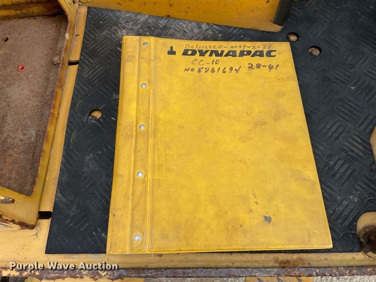 image for item DP0252 Dynapac CC10  double drum vibratory roller