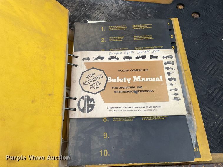 image for item DP0252 Dynapac CC10  double drum vibratory roller