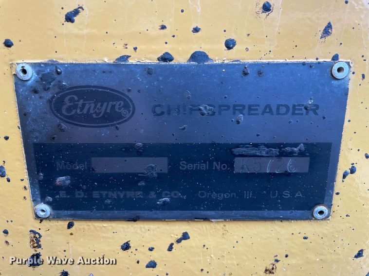 image for item DP0256 Etnyre  chip spreader