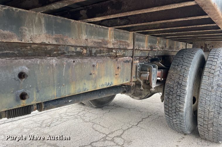 image for item DP0264 2007 Hino 268  flatbed truck with crash attenuator