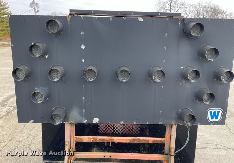 image for item DP0264 2007 Hino 268  flatbed truck with crash attenuator