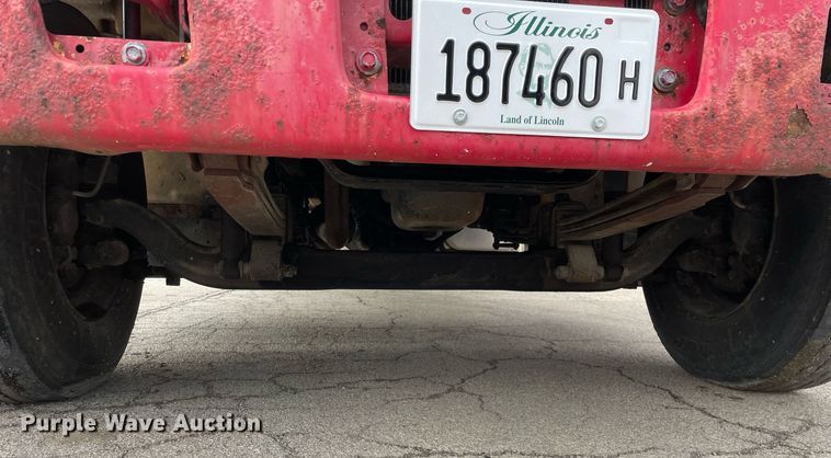 image for item DP0264 2007 Hino 268  flatbed truck with crash attenuator