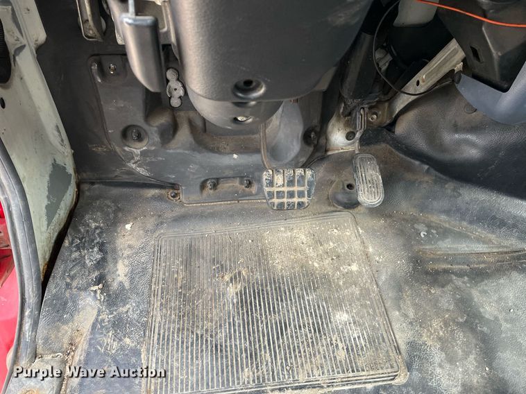 image for item DP0264 2007 Hino 268  flatbed truck with crash attenuator