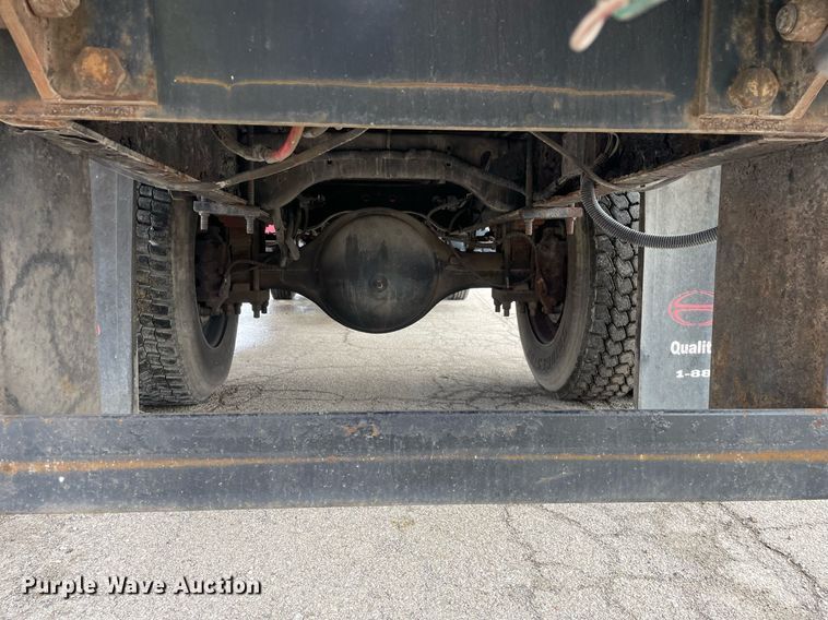 image for item DP0265 2000 International  4700 flatbed truck with crash attenuator