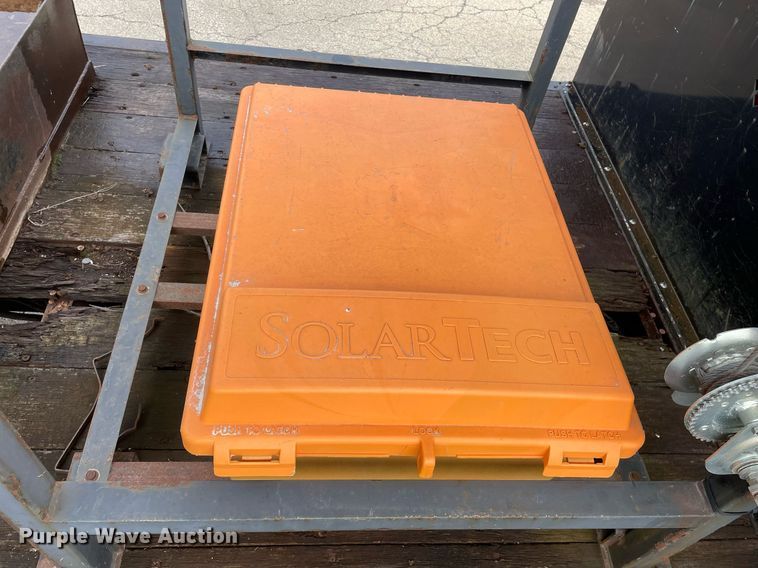 image for item DP0265 2000 International  4700 flatbed truck with crash attenuator