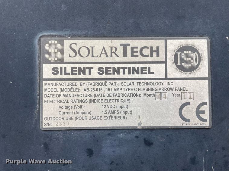 image for item DP0265 2000 International  4700 flatbed truck with crash attenuator