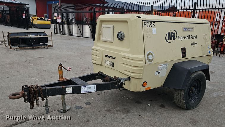 image for item DP0796 2011 Ingersoll Rand P185WJD-T4T  air compressor