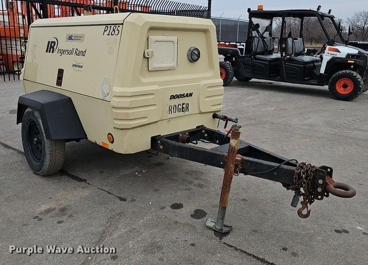 image for item DP0796 2011 Ingersoll Rand P185WJD-T4T  air compressor