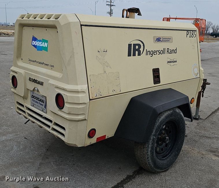 image for item DP0796 2011 Ingersoll Rand P185WJD-T4T  air compressor