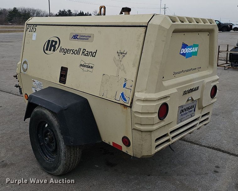image for item DP0796 2011 Ingersoll Rand P185WJD-T4T  air compressor