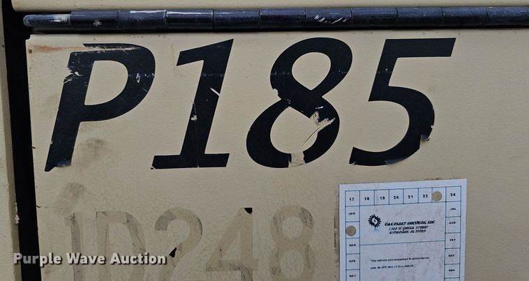 image for item DP0796 2011 Ingersoll Rand P185WJD-T4T  air compressor