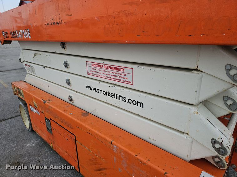 image for item DP0798 2016 Snorkel S4726E  scissor lift