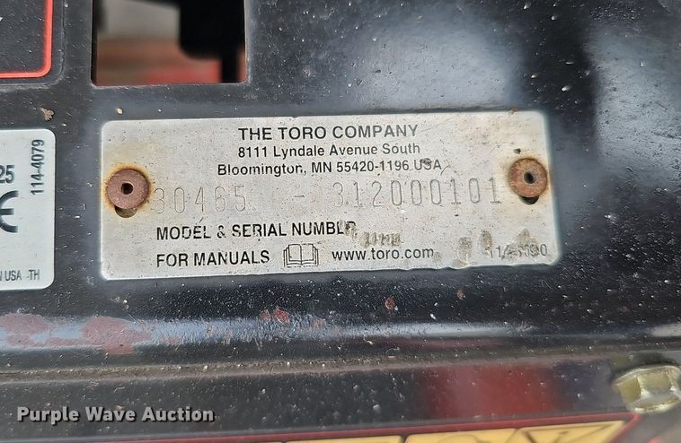 image for item DP0800 Toro Groundmaster 7210  ZTR lawn mower