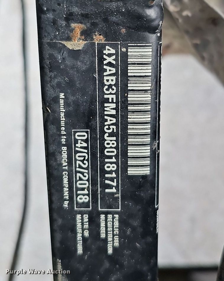 image for item DP0801 2018 Bobcat 3400XL  utility vehicle