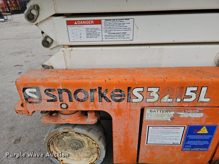 image for item DP0802 2020 Snorkel S3215L  scissor lift