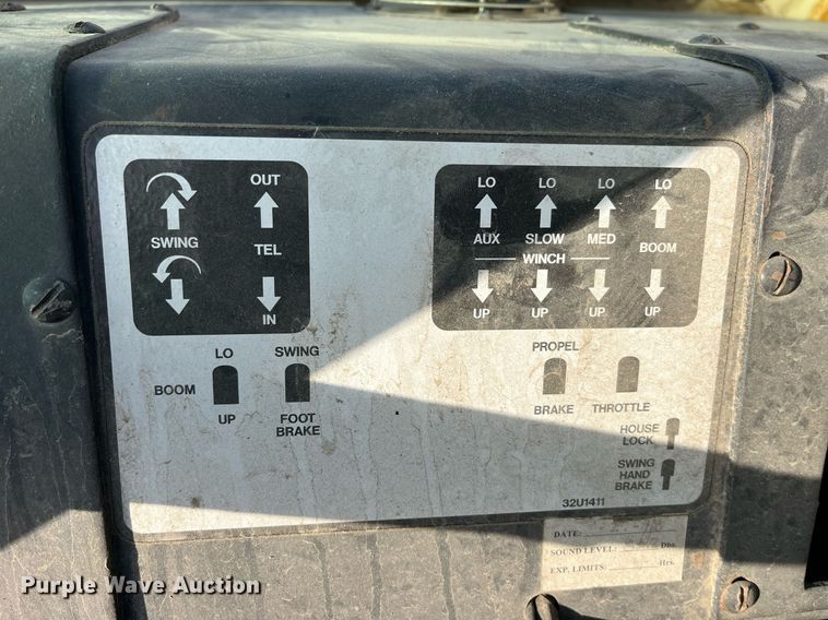 image for item DP2175 1978 P&H Omega 18  crane