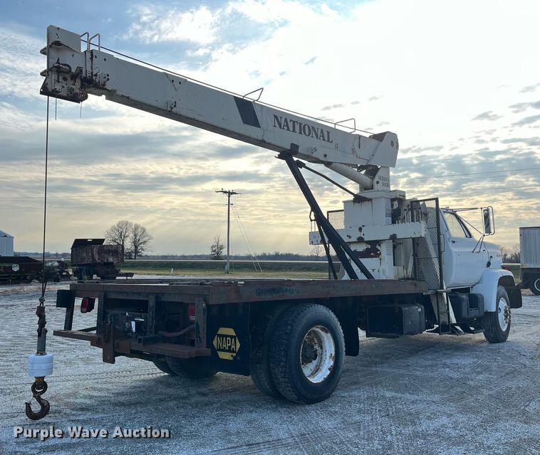 image for item DP2186 1988 Chevrolet  Kodiak  crane truck