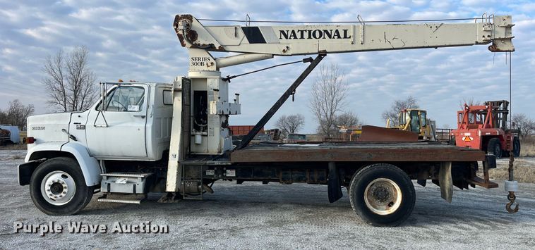 image for item DP2186 1988 Chevrolet  Kodiak  crane truck