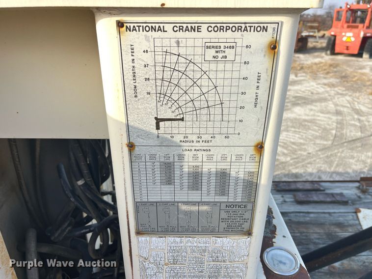 image for item DP2186 1988 Chevrolet  Kodiak  crane truck