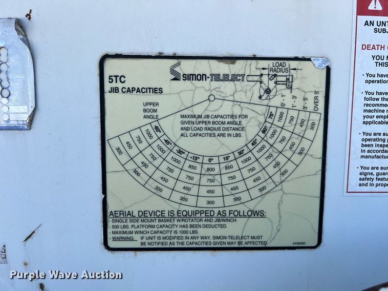 image for item DQ2338 1998 Ford F800  bucket truck