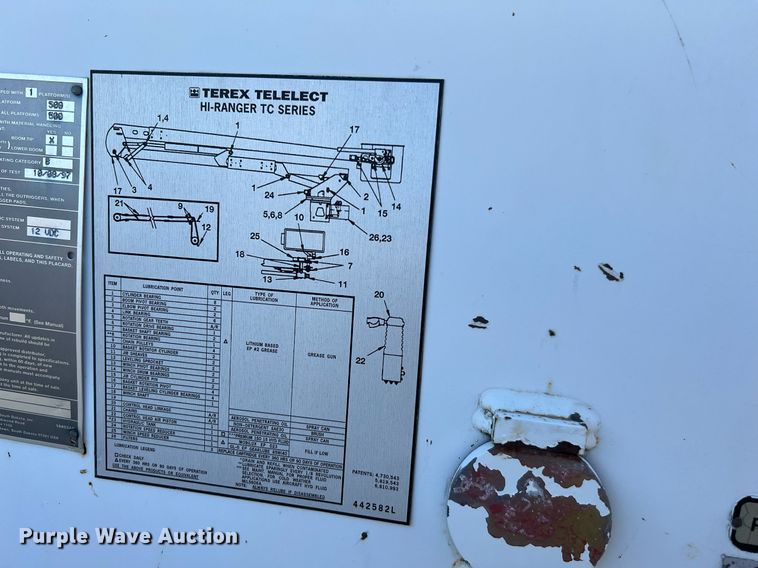 image for item DQ2338 1998 Ford F800  bucket truck