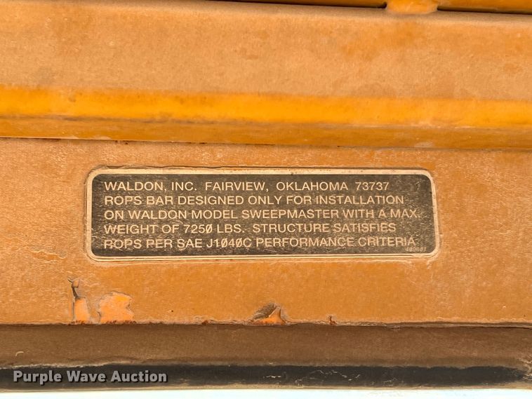 image for item DQ2340 2001 Waldon SM-250  broom