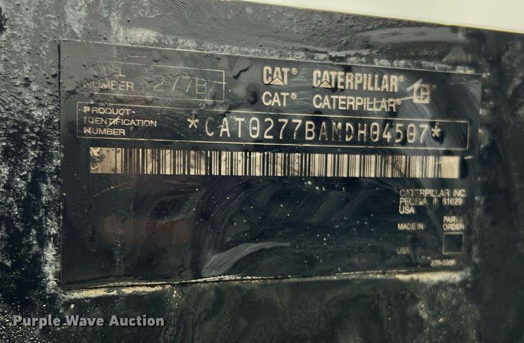 image for item DQ2345 2006 Caterpillar 277B  tracked skid steer loader