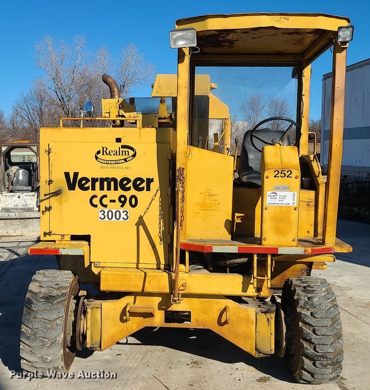 image for item DR7859 1985 Vermeer CC-90  rock saw