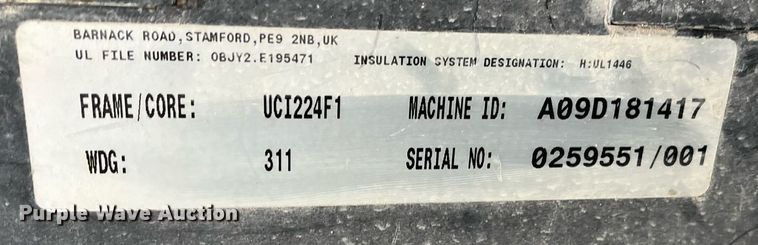 image for item EI0572 Broadcrown  generator