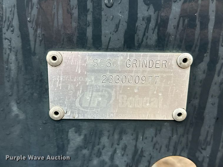 image for item EK9846 Bobcat SG60  skid steer stump grinder
