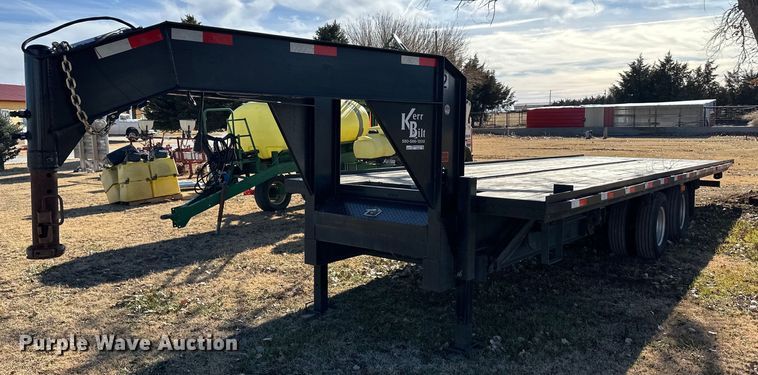 image for item EK9863 2022 Kerr-Bilt  tilt deck equipment trailer