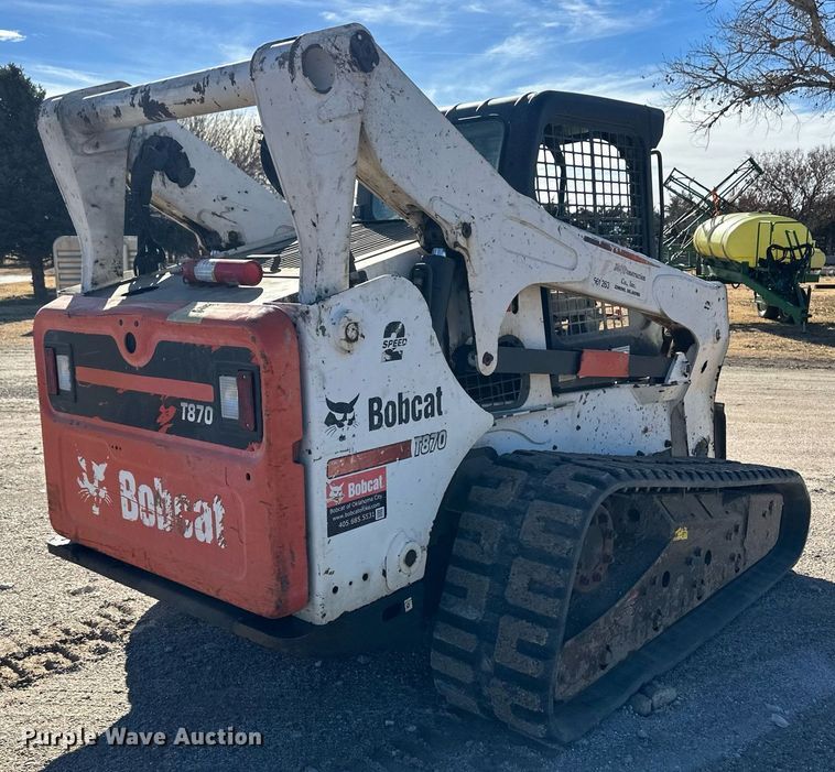 image for item EK9866 2015 Bobcat T870  tracked skid steer loader
