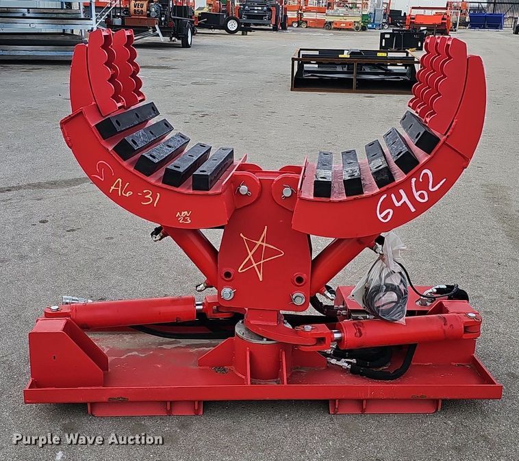 image for item IO9797 Handy Attachments  skid steer pole clamp