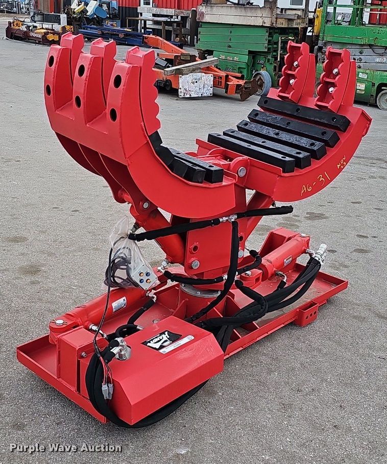 image for item IO9797 Handy Attachments  skid steer pole clamp