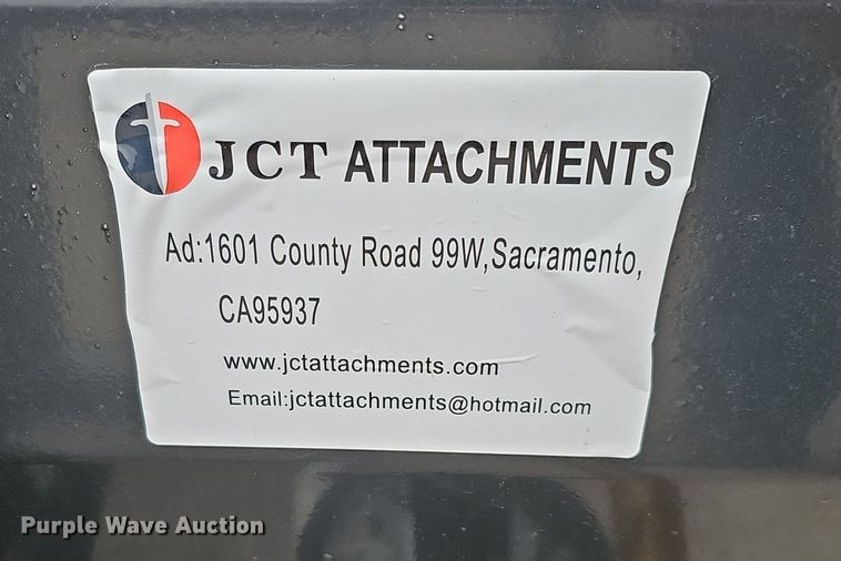 image for item IO9801 JCT Attachments  skid steer dozer blade