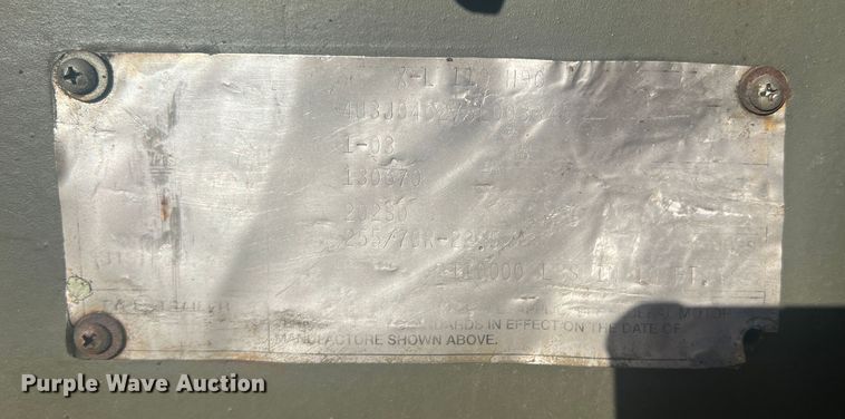 image for item JT9040 2003 X-L 110 HDG  lowboy equipment trailer