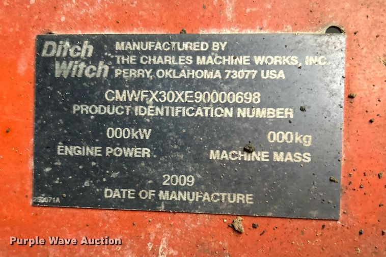 image for item KH9689 2009 Ditch Witch FX30  vacuum excavator