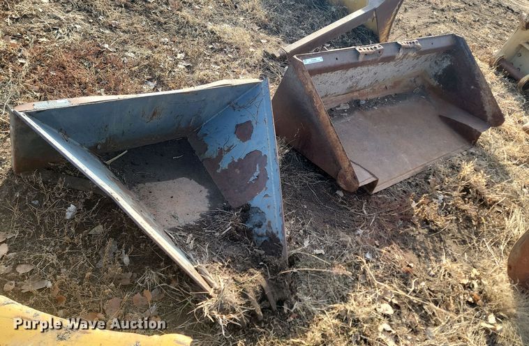 image for item KT9900 (2) skid steer buckets