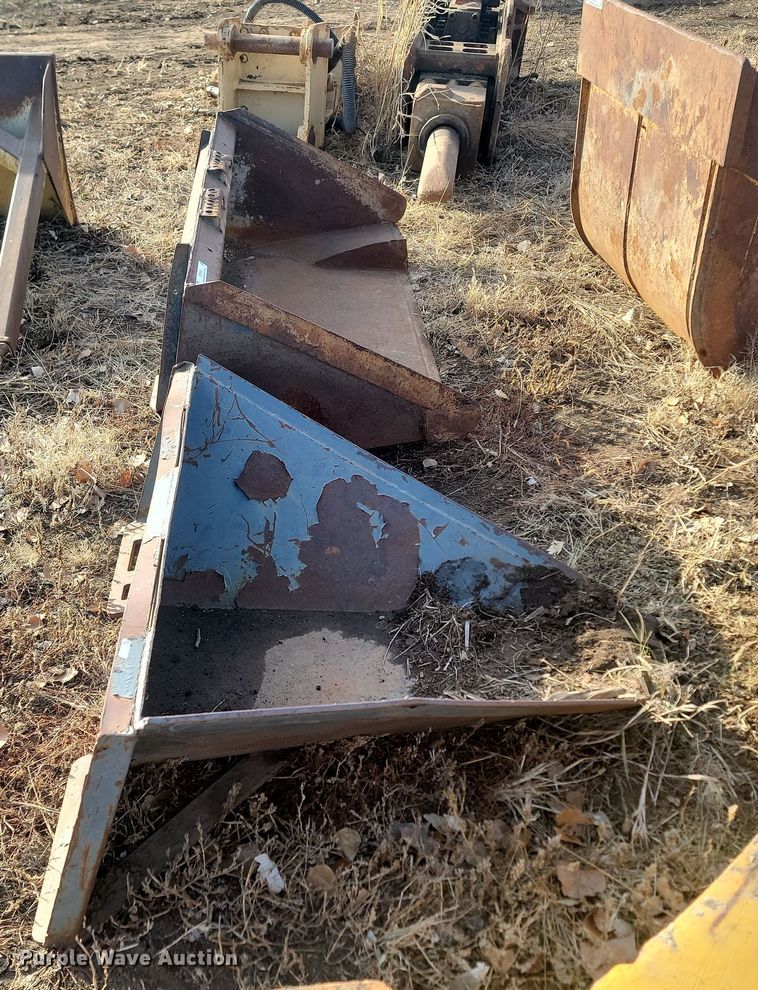 image for item KT9900 (2) skid steer buckets