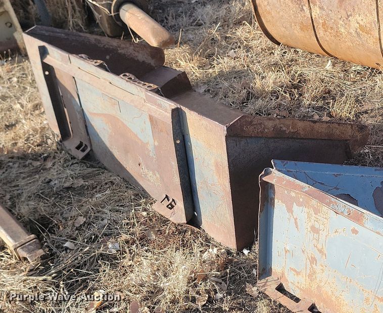 image for item KT9900 (2) skid steer buckets