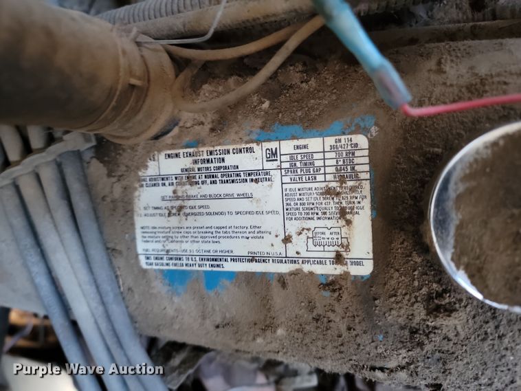 image for item KT9932 1978 GMC 6500 Sierra  flatbed truck