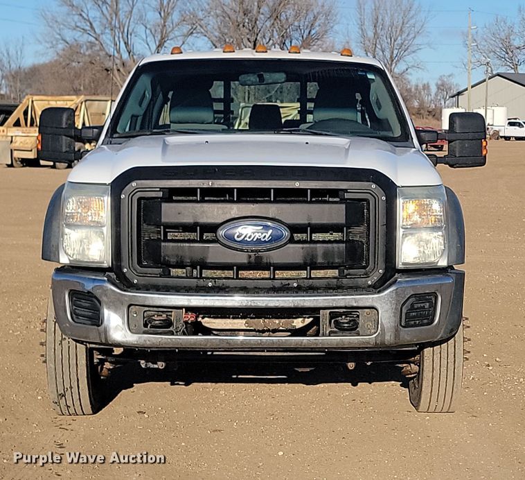 image for item KT9938 2012 Ford F550  Crew Cab flatbed truck