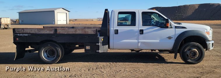 image for item KT9938 2012 Ford F550  Crew Cab flatbed truck