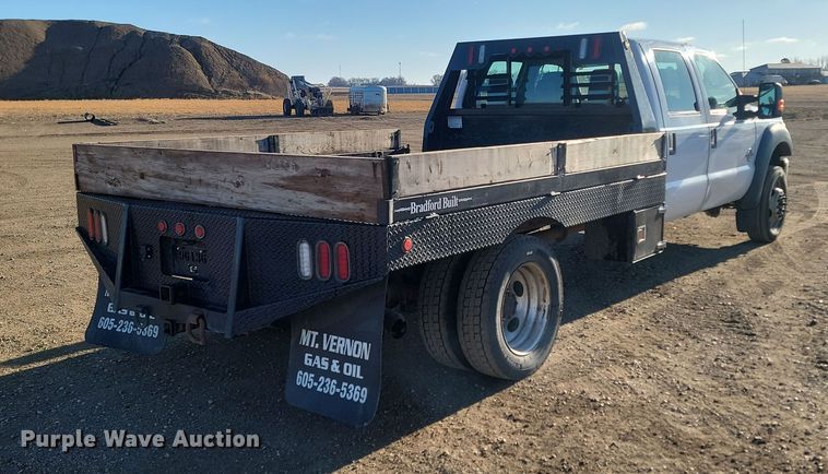 image for item KT9938 2012 Ford F550  Crew Cab flatbed truck