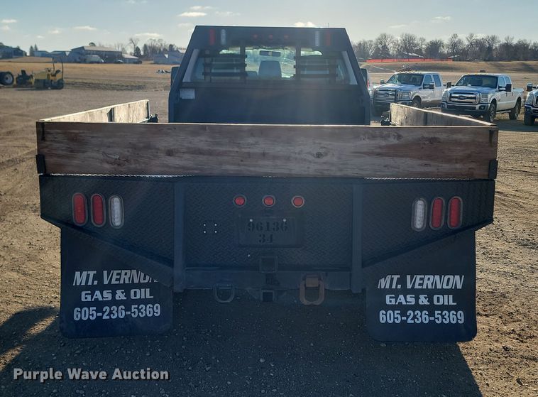 image for item KT9938 2012 Ford F550  Crew Cab flatbed truck