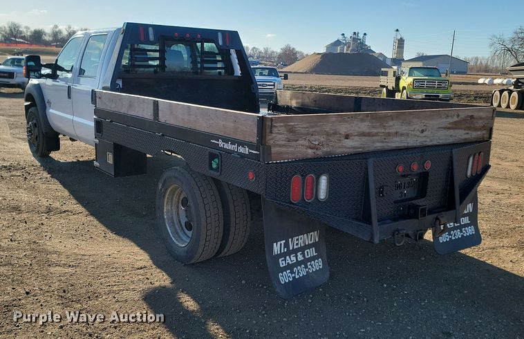 image for item KT9938 2012 Ford F550  Crew Cab flatbed truck