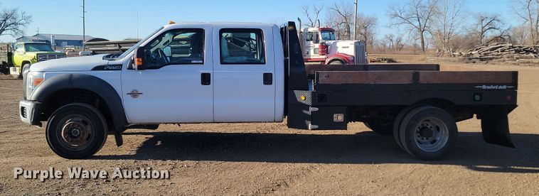 image for item KT9938 2012 Ford F550  Crew Cab flatbed truck